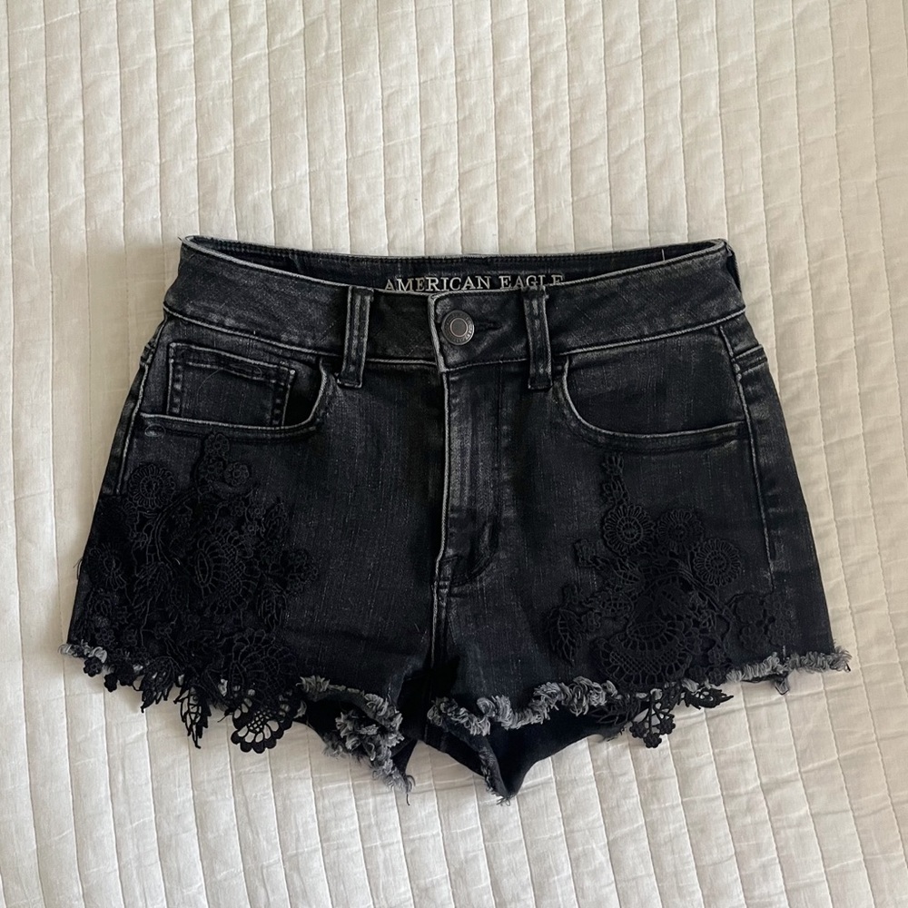 american eagle jean shorts